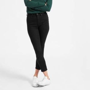Everlane Black High Rise Ankle Skinny Jeans